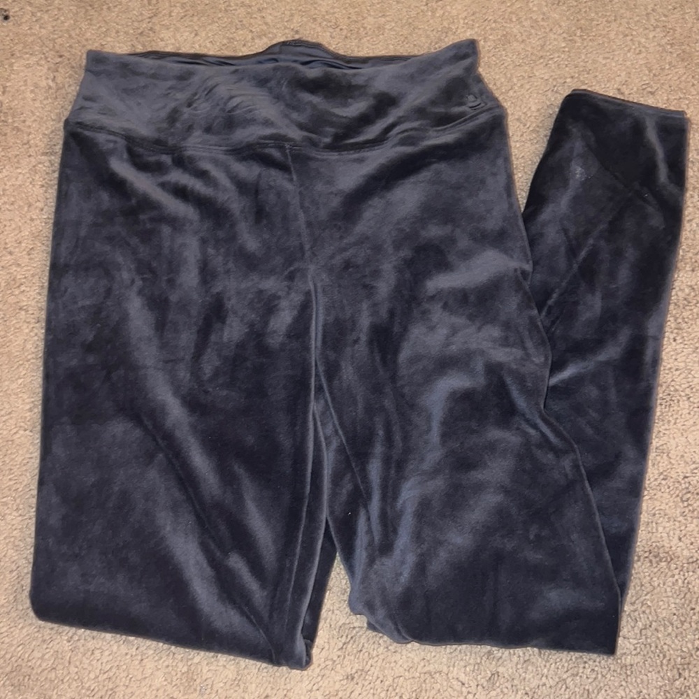 Cuddl Duds double plush velour leggings